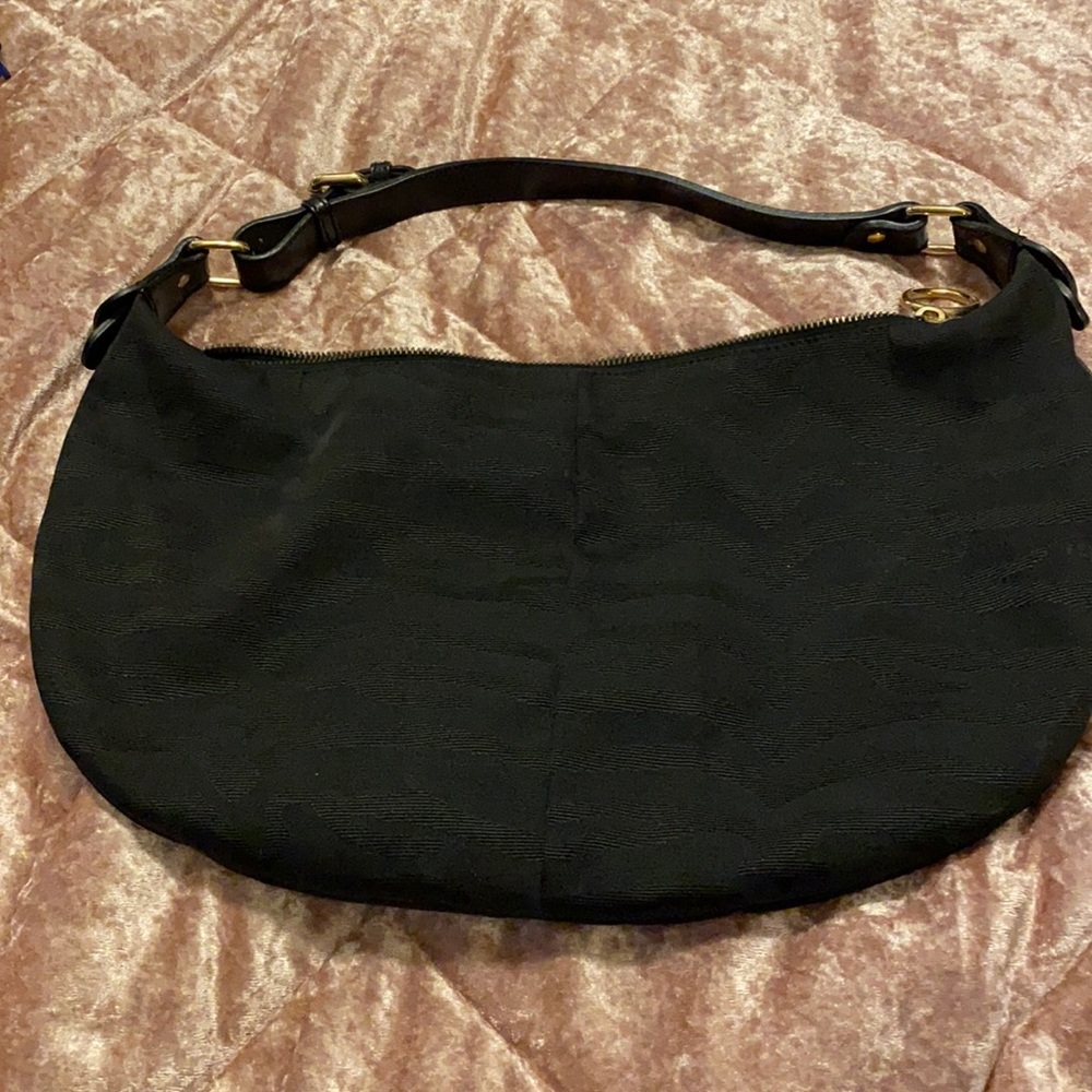 Fendi zebra print hobo bag